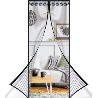 Plasa pentru usa, impotriva insectelor, inchidere magnetica 210 x 100