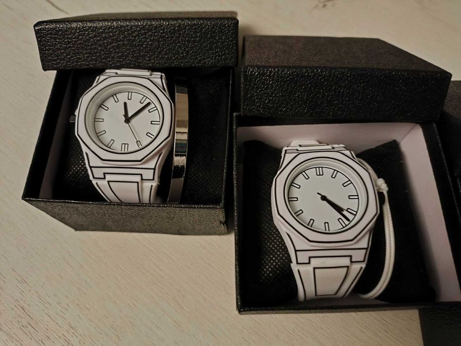 Ceas de mana nou, curea din silicon, afisaj analog