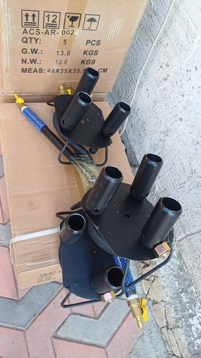 Горелка с 3 рожками