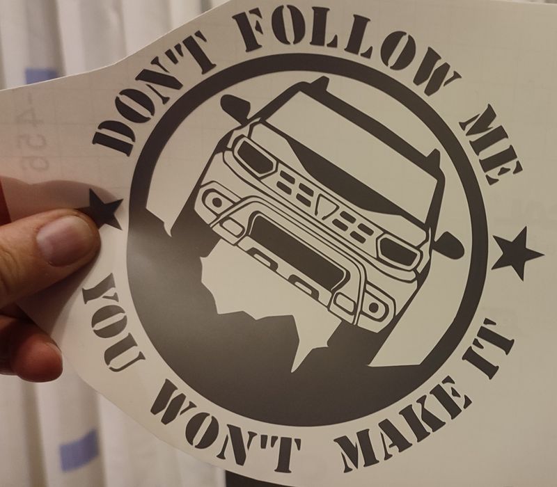 Sticker Duster all terrain