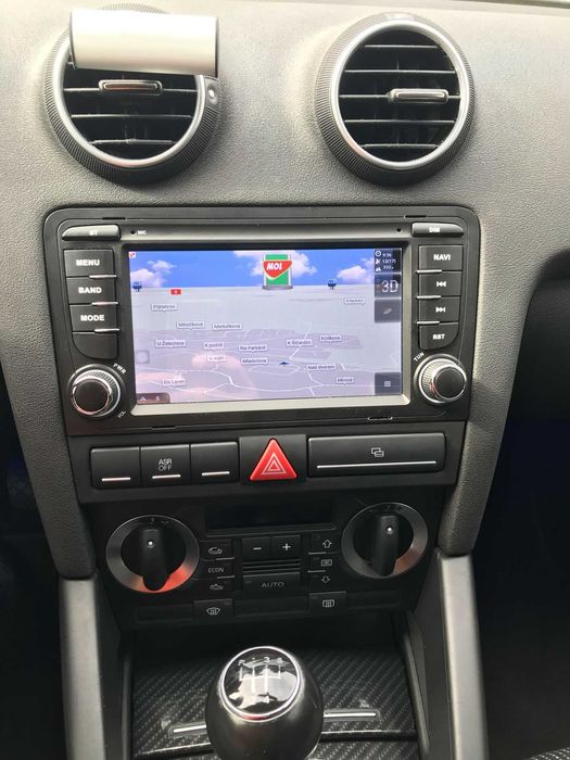 Navigație Android 15 Audi A3 Dedicată – CarPlay, QLED, 4G