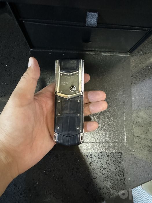 Vertu Sugnature S Diamond crocodile, полный комплект
