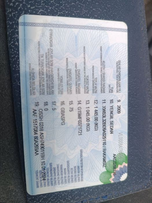 Nexia 2 sotiladi metalika svet 2009 yil kraska Radnoy tozza metan bor