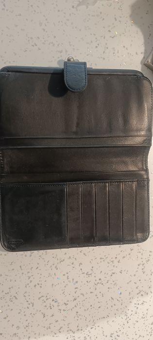 Дамско портмоне/портфейл естествена кожа Coach