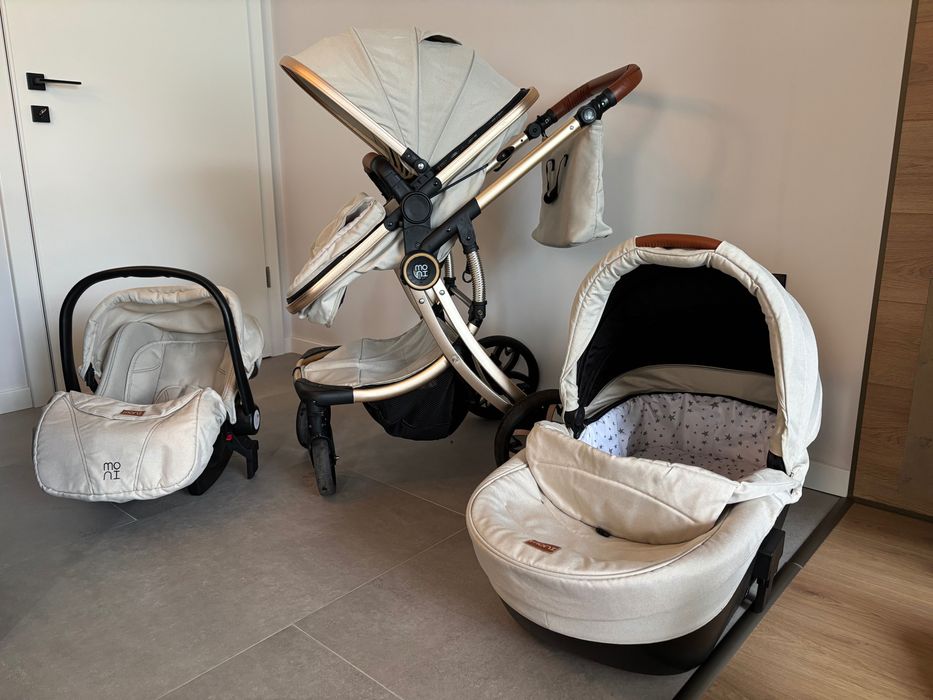 Moni Polly комбинирана количка 3 в 1