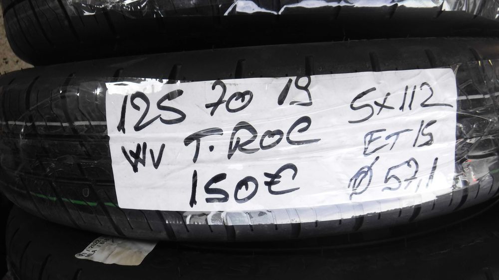 Rezerva slim ingusta 125 70 19 Audi Q2, Q3,WV T-ROC,Tiguan, Seat Ateca