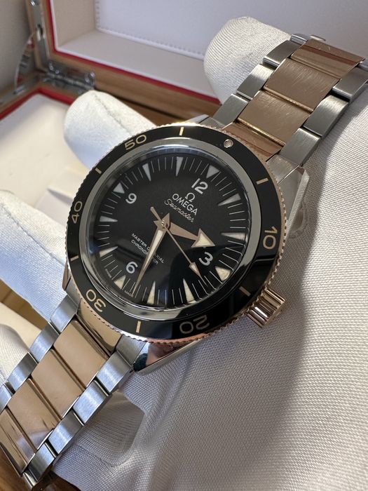 ceas Omega Seamaster 300 Sedna gold/steel