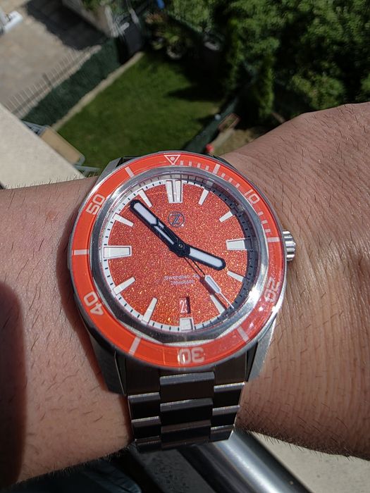 Zelos Swordfish 42mm SS 'Spark'