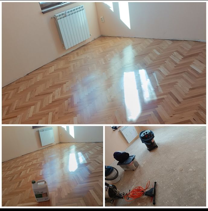 Циклене-8€кв.м, шлайфане-9€кв.м на паркет и дюшеме- гр Благоевград