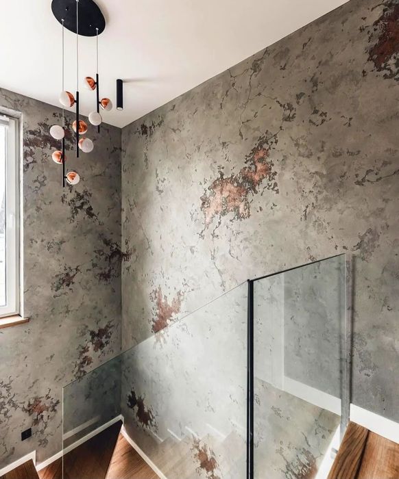 Efecte decorative, piatra,vopsea decorativa,pensulata,Stucco venetian