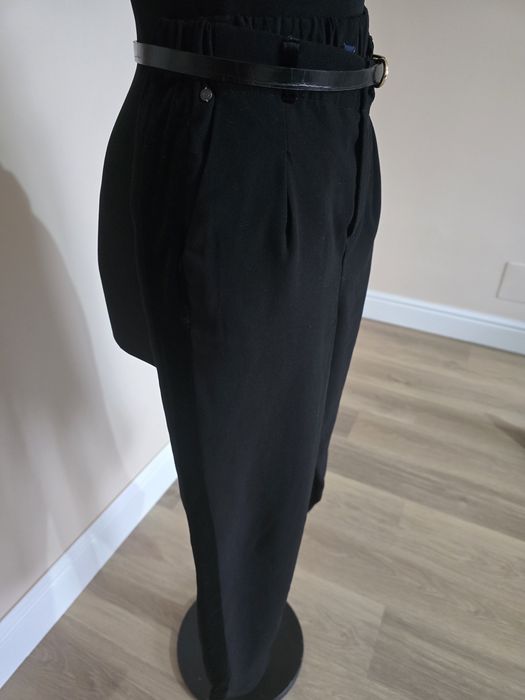 Pantaloni negri femei pantaloni cu buzunare marime 36