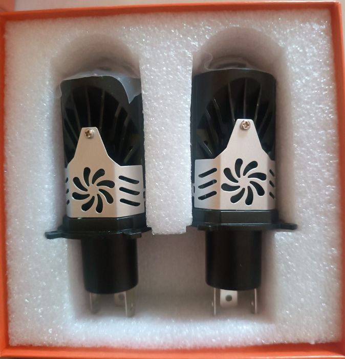 Bi led лампы Н4. H19 с линзами