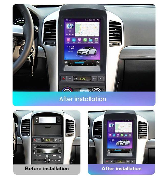 Мултимедия Android за CHEVROLET CAPTIVA навигация плеър Tesla стил 9.7