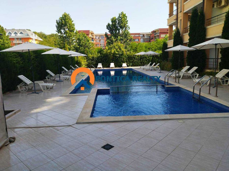 Двустаен апартамент в красив комплекс в Слънчев Бряг