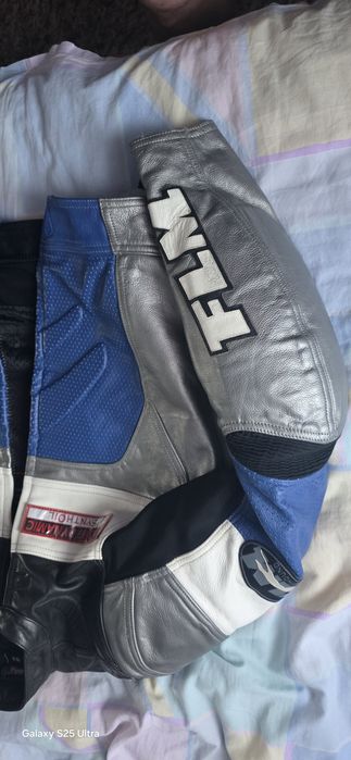 Geacă piele motocicletă FLM  mărimea 52