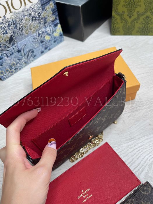 Geanta Louis Vuitton - Reverse Felicie Bicolora