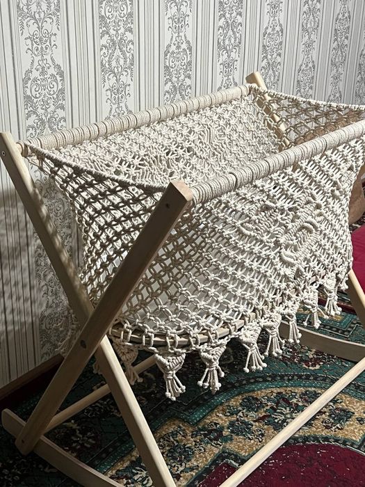 Детская люлька,ручная работа,Макраме