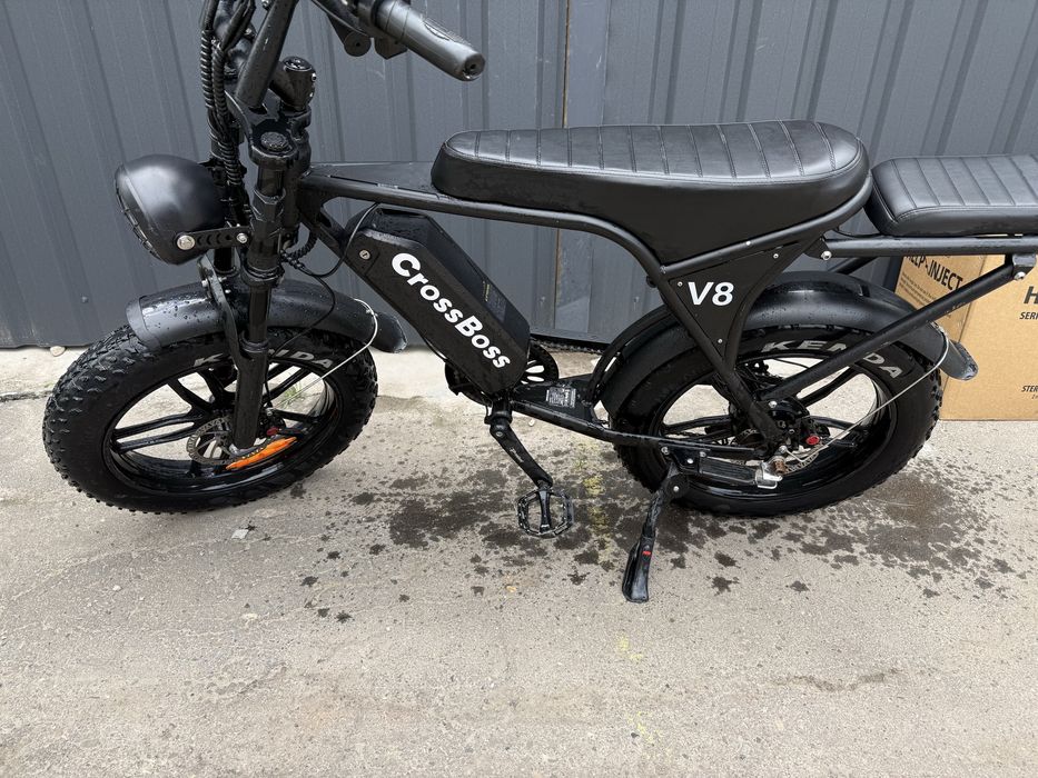Bicicleta electrica crossboss v8