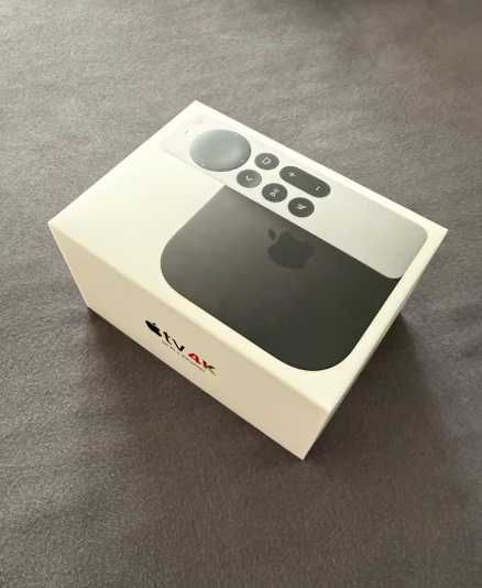 Нов и запечатан Apple TV 4K 128 GB с Ethernet и Wi-Fi, модел A2843, 2026 г.
