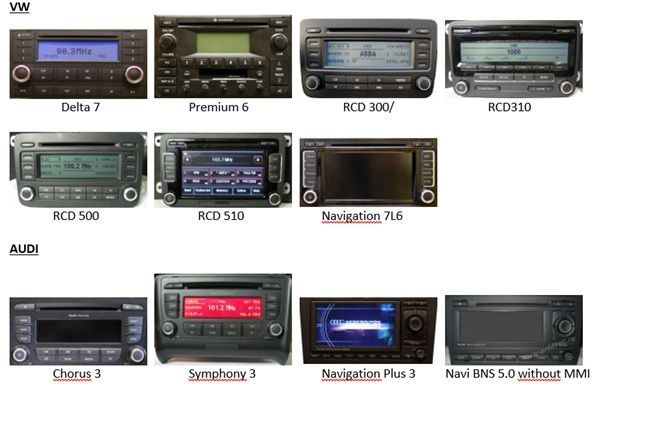 Yatour дигитален чейнджър за vw / seat / audi / skoda (2004-2011)