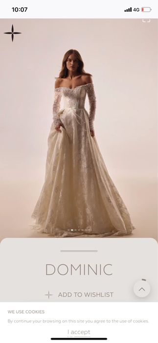 Rochie de mireasă din dantelă