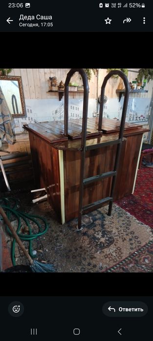 Купель из еврокуба