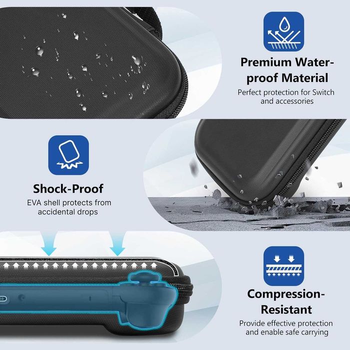 Husă transport Nintendo Switch 2 (2025),carcasa geanta consola 10 slot