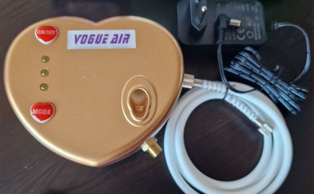 Аерограф двойнодействащ профи комплект