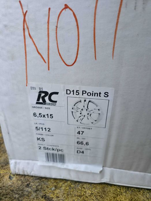 Jante Aliaj 5x112 15'' VW Golf Passat Touran Caddy - NOI