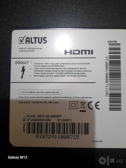 Smart tv 43 dyuym