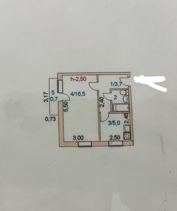 Продам 1 ком. Квартиру