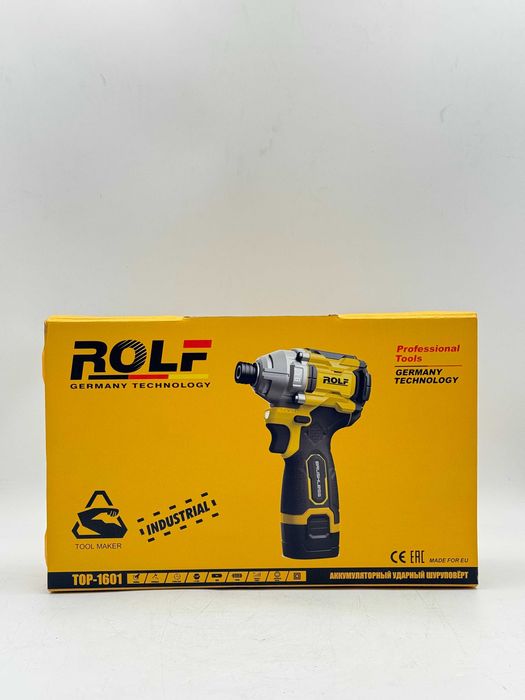 Винтоверт аккумуляторный ROLF TOP-1601, 2500 об/мин, 200 Н·м, 260 Вт
