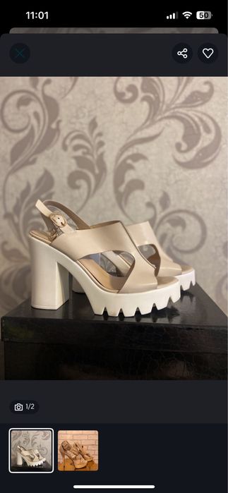 Летняя обувь на каблуке