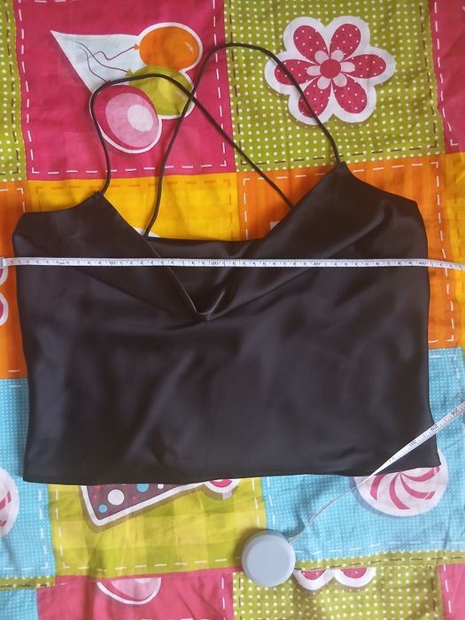 Блуза Zara и сатенен том Monki