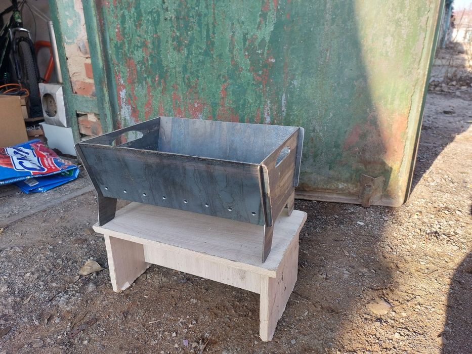 разборный мангал с чехлом