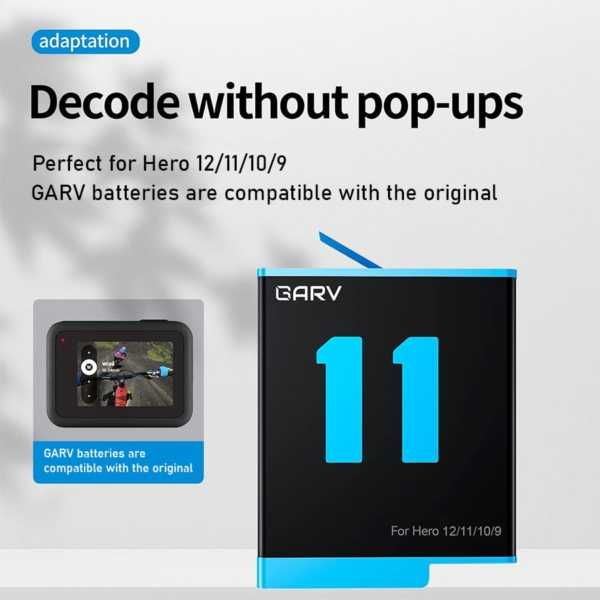 Батерии за Екшън Камери - GoPro | Insta | DJI | SJCAM | Xiaomi | EKEN