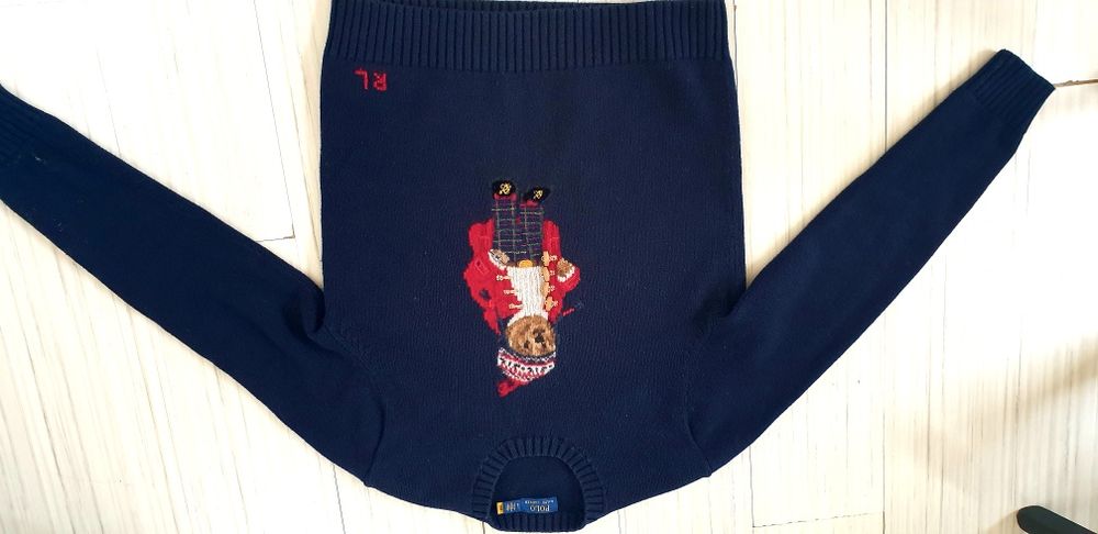 POLO Ralph Lauren Bear Cotton / Knit Mens  L ОРИГИНАЛ! Мъжки Пуловер