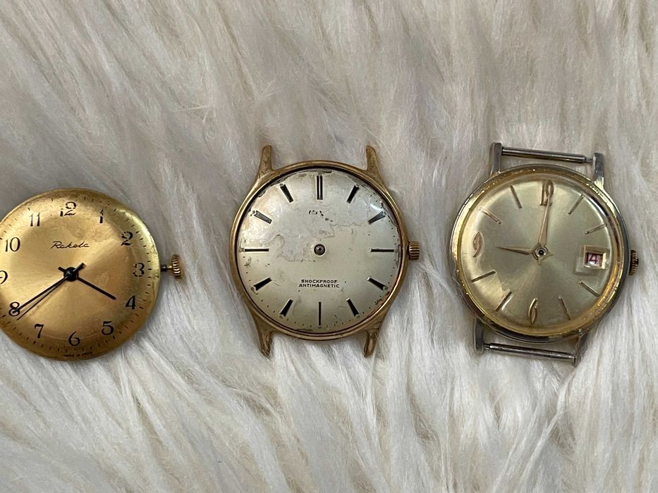 4 Ceasuri Elvetiene + Sovietice Mecanice Defecte 120 lei