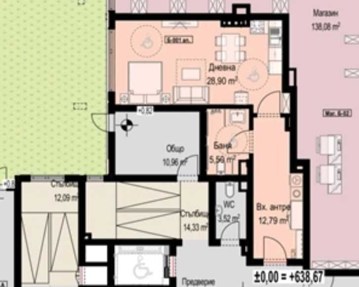 Продава се Едностаен апартамент в София, Младост 4 - 66 кв.м за 2058 €/кв.м - Снимка #3