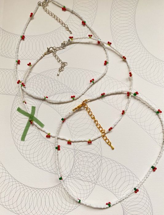 Бусы-чокеры ручной работы