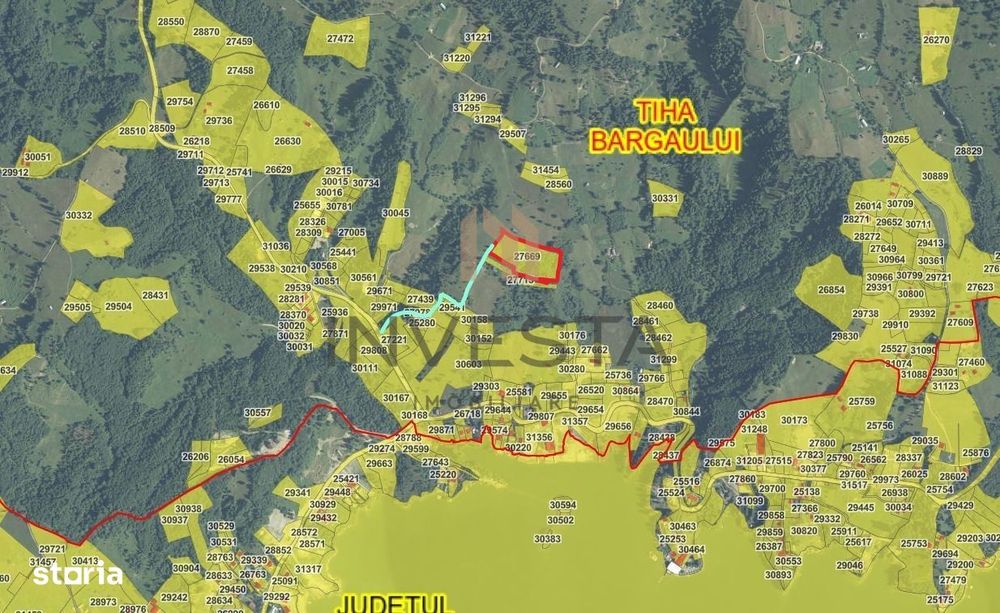 Oportunitate langa lacul Colibita! Teren intravilan 12.588 mp!