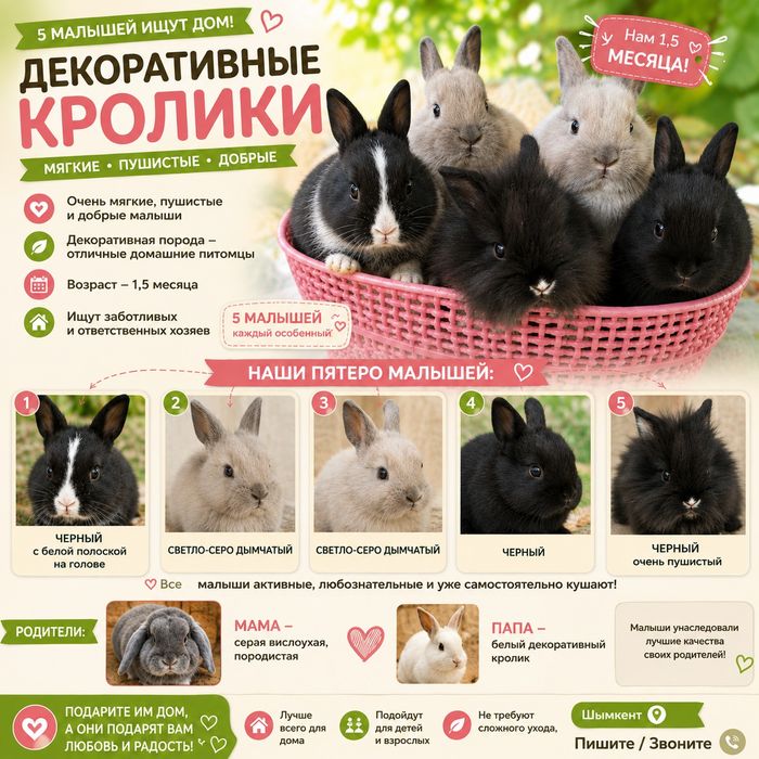 Декоративные Кролики
