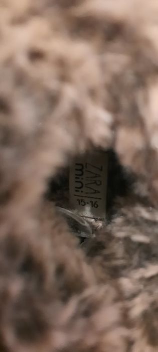 Ghetute din piele,  Zara Mini, masura 15,16