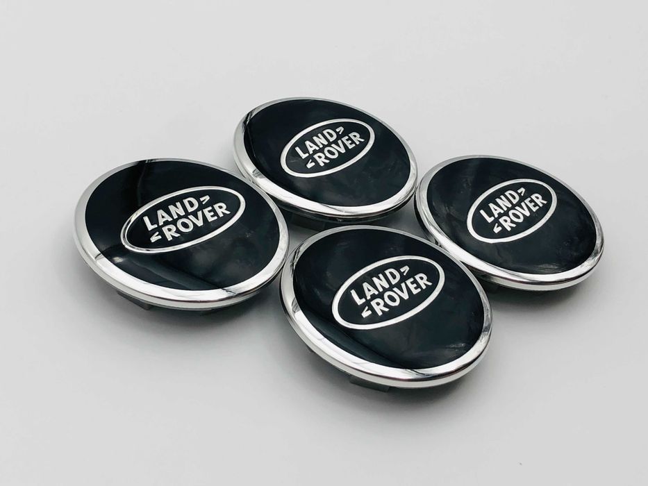 Capace Janta Compatibile Land Rover 63 mm negru/crom