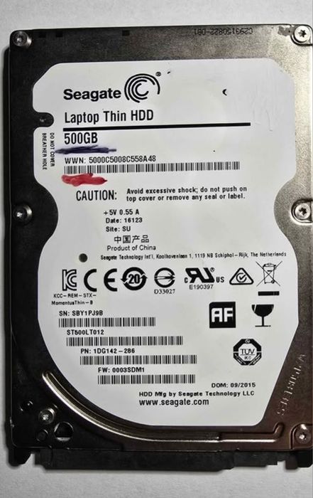 HDD laptop 500 Gb