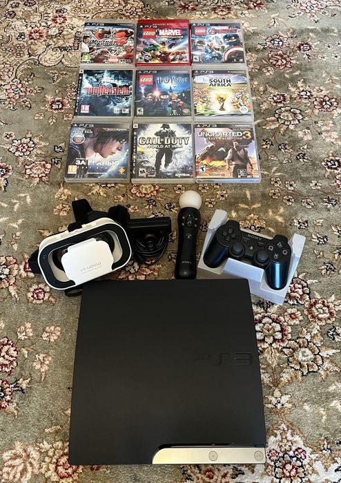 PS3 с прошивкой, 16.000игр, в идеальном состоянии
