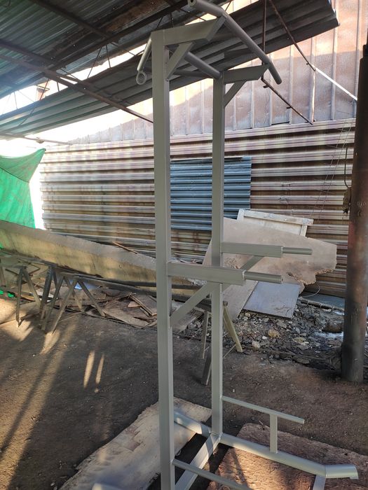 Турник, брусья напольные