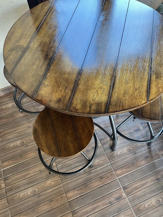 Set masa si 4 scaune Mobexpert