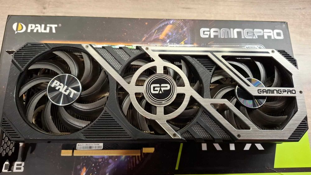 Palit RTX 3070 GamingPro 8GB(нови падове+термопаста)