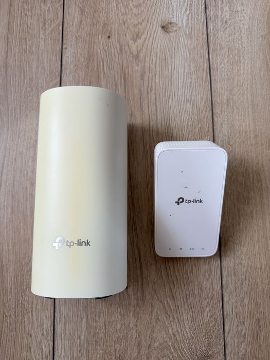 Sistem Wi-Fi Mesh TP-Link Deco E3 (2-pack) AC1200 cu acoperire completa pentru casa + extender